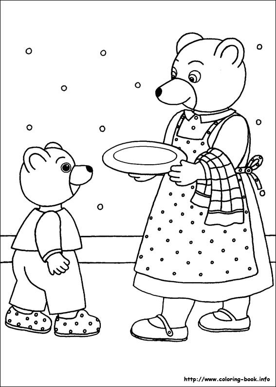 Little Brown Bear coloring picture